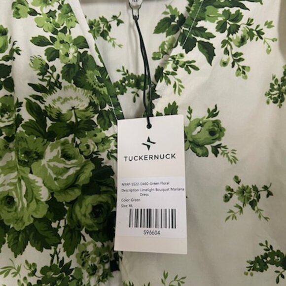 Tuckernuck Green Floral Midi Dress - Picture 5 of 5